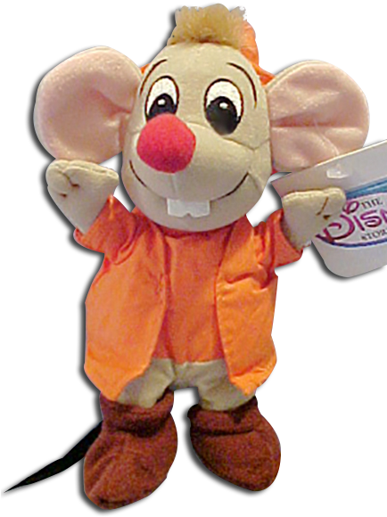 Disney Cinderella Mouse Jaq Disney Store Bean Bag - House Of Mouse Jaq (433x600), Png Download