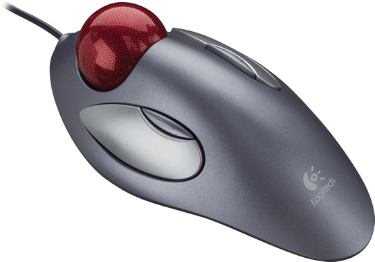 Logitech 910-000806 Trackman Marble Mouse (652x560), Png Download
