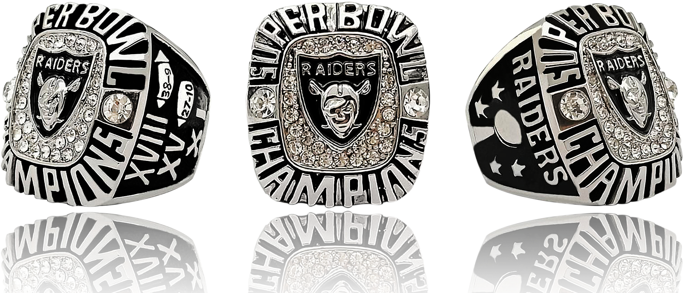 2016 Oakland Raiders Super Bowl Compilation - Emblem (2515x1083), Png Download