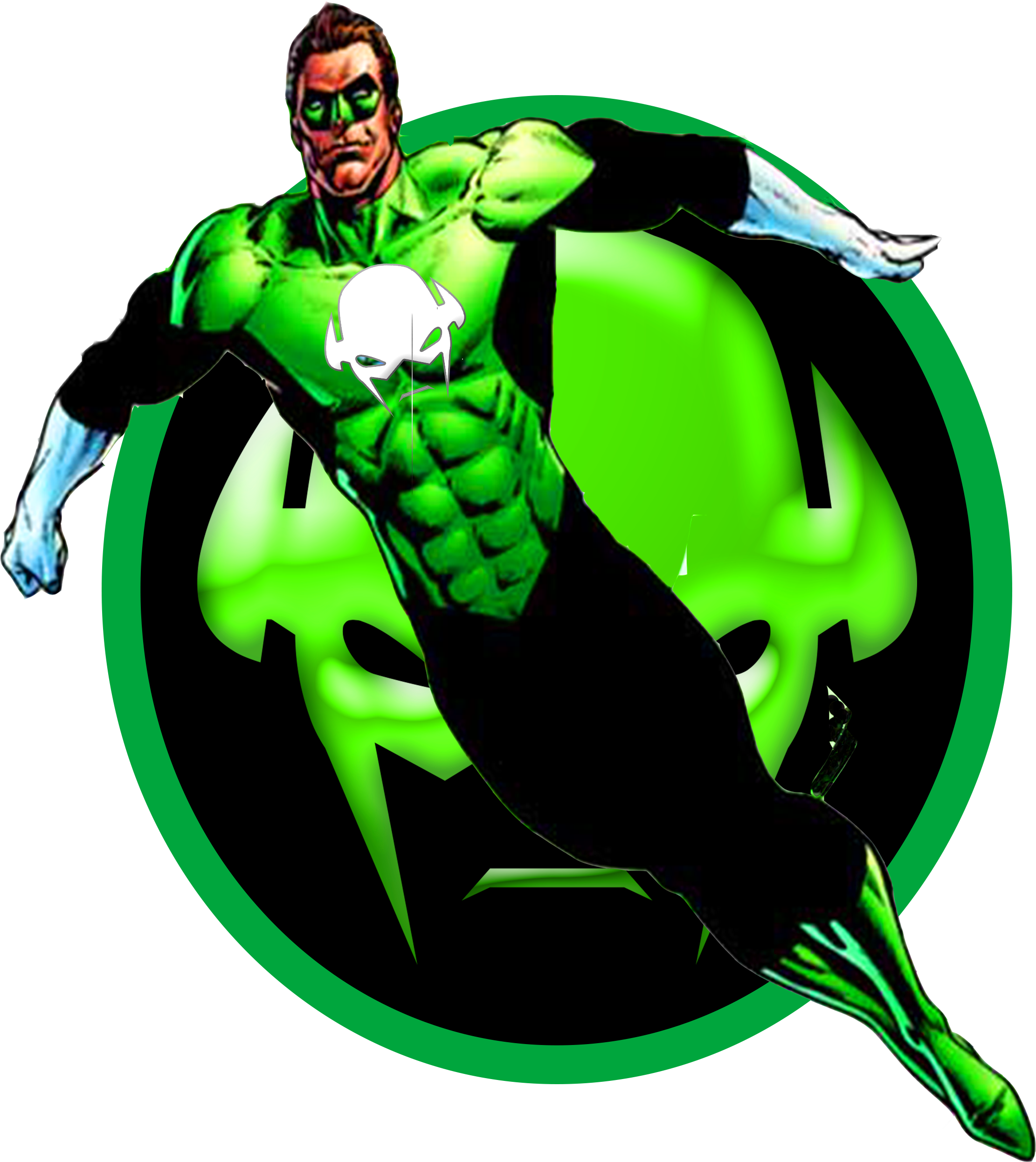 The Green Lantern Business Theory - Illustration (2419x2540), Png Download