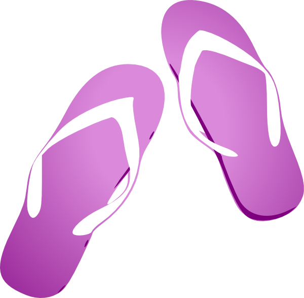 Clip Royalty Free Stock Flip Flops Clipart Cartoon - Flip Flops Cartoon Png (600x587), Png Download