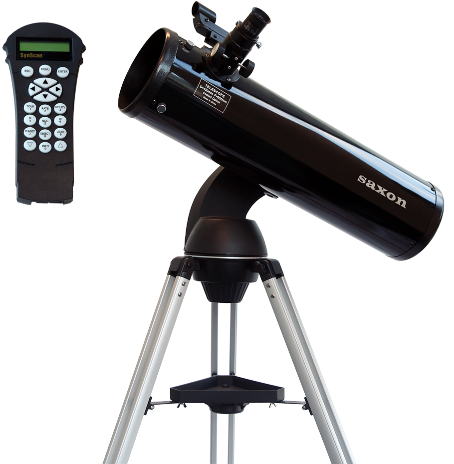 Saxon 13065 Az Gt Reflector Telescope With Synscan - Telescope (1005x1000), Png Download