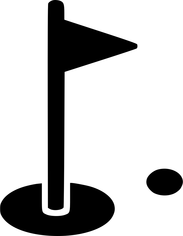 Sport Golf Hole Flag Aim Comments (758x980), Png Download