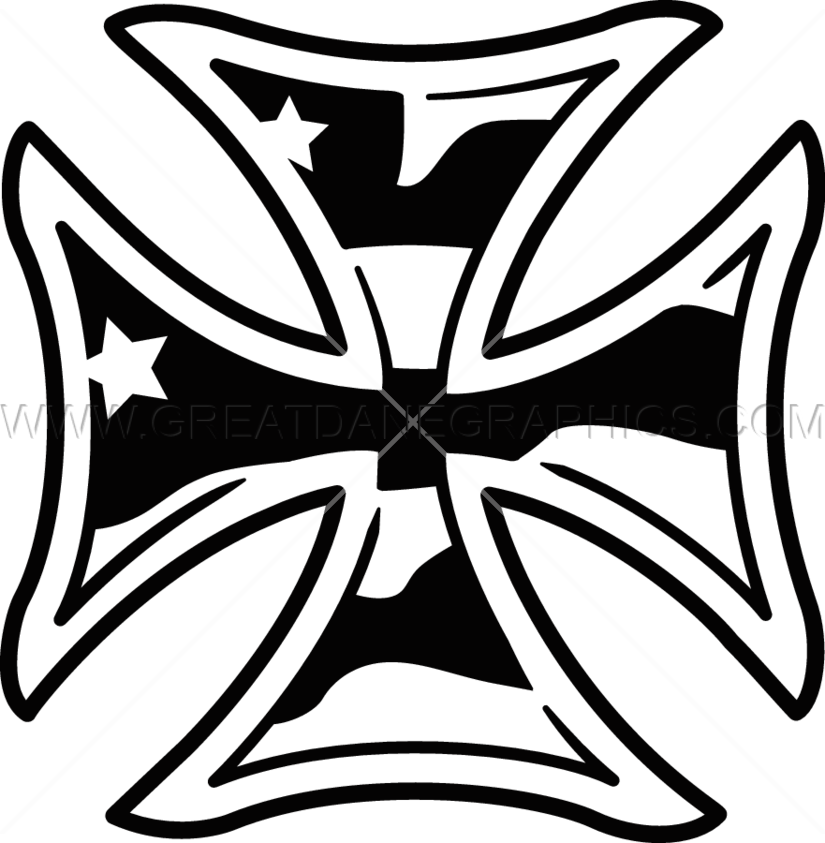 Iron Cross - Dessin Croix De Malte (825x843), Png Download