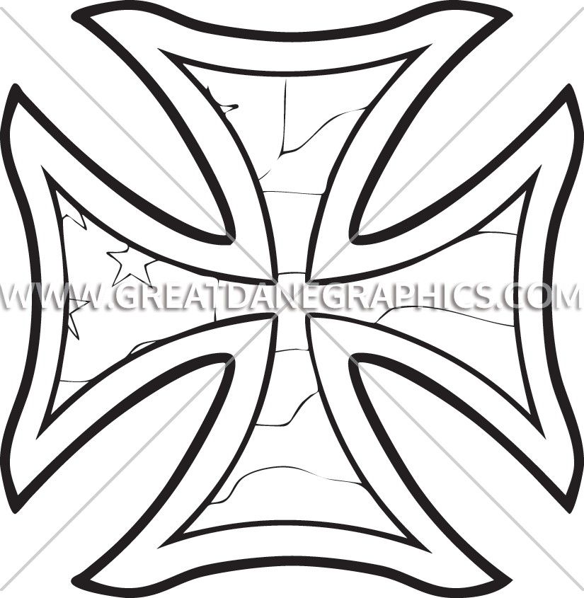 Iron Cross Drawing At Getdrawings - Iron Cross Drawings (825x845), Png Download