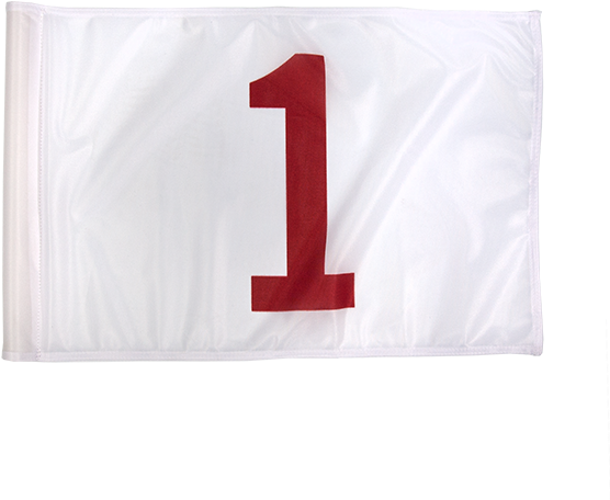 Red Number With White Flag - Number (686x600), Png Download