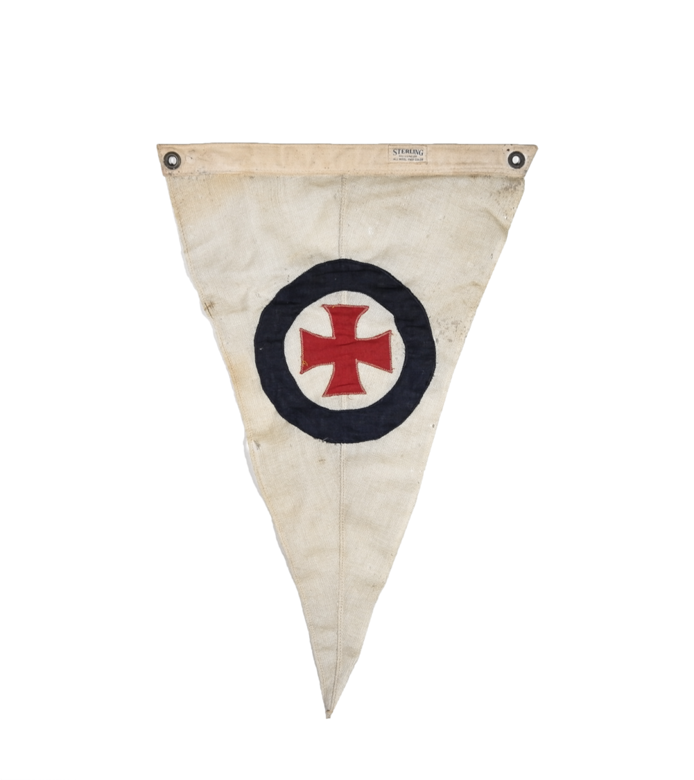 Ww2 Red Iron Cross German Patrol Unit Flag - Flag (1000x1249), Png Download
