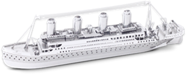 Metal Earth Titanic (600x600), Png Download