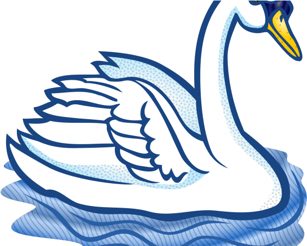Swan Clipart Transparent - Trumpeter Swan Clip Art (640x480), Png Download