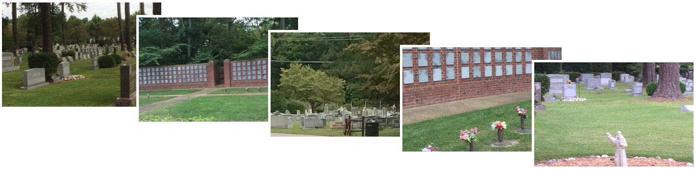 Cemetery Collage Image - Grass (1394x339), Png Download