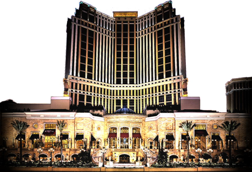 Las Vegas Hotel Building - Palazzo Las Vegas (878x600), Png Download