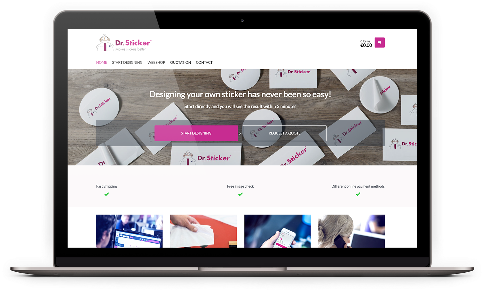 Dr Sticker Indesign Server - Design (1920x1080), Png Download