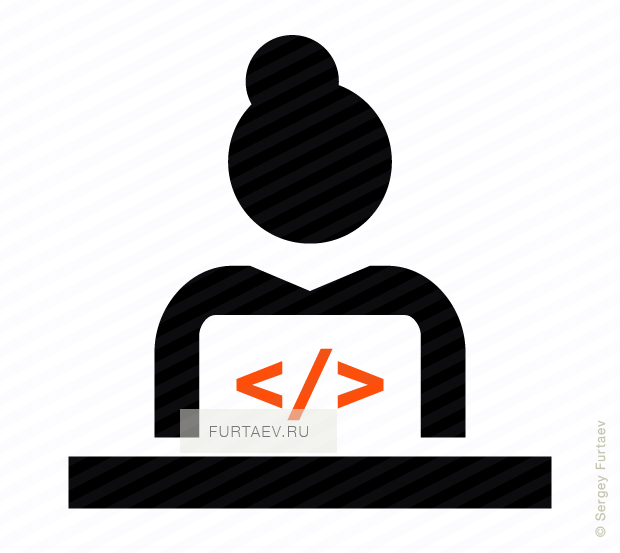 Female Software Developer Icon - Programmer Woman Icon (620x553), Png Download