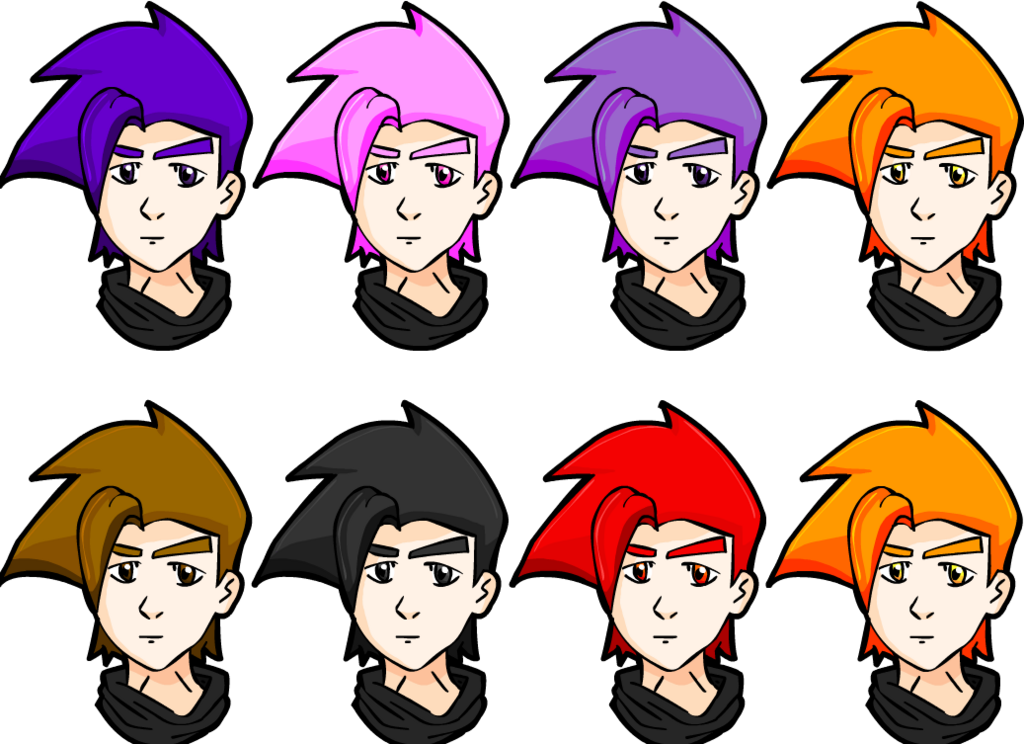 Creepy Anime Face Photo - Cartoon (1024x744), Png Download