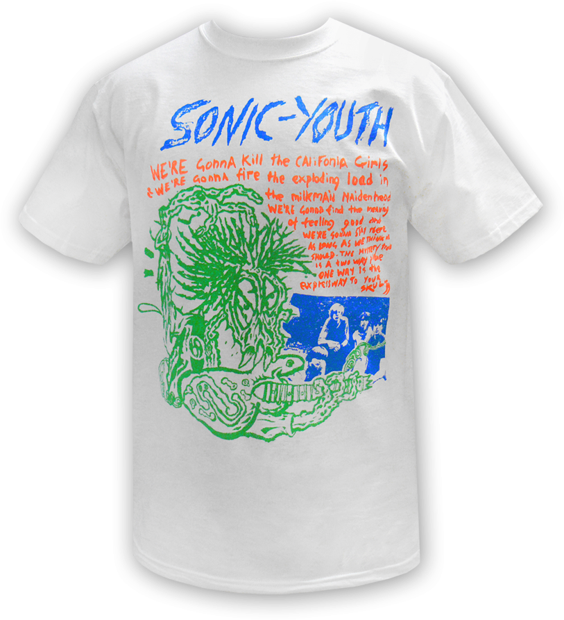 Savage T-shirt - Sonic Youth Savage T Shirt (834x1000), Png Download