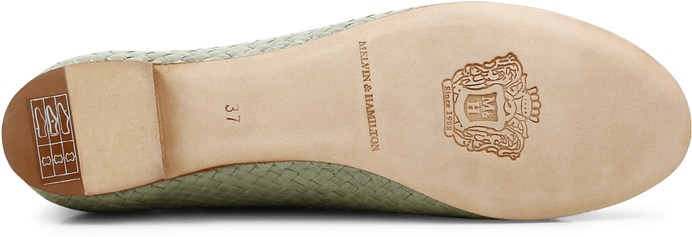 Ballet Pumps Kate 5 Woven Sweet Green Ls Natural - Ballet Flat (1024x1024), Png Download