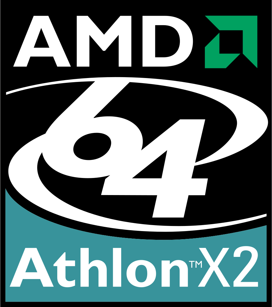 Only Amd Hackintosh Keddrcom - Amd Athlon 64 X2 Logo (907x1023), Png Download