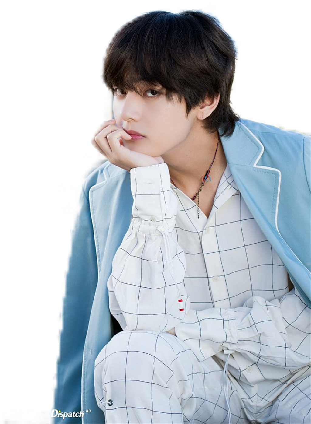 Taetae Sticker - V Bts Naver Dispatch (1024x1393), Png Download