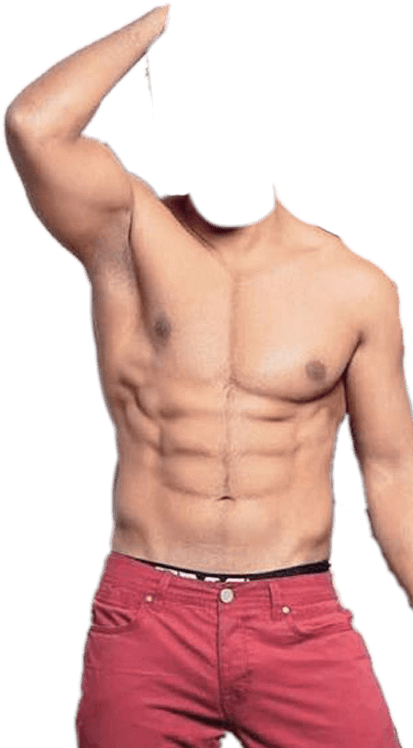 Six Pack Photo Suit App Scree - Varun Dhawan Shirt Less (480x800), Png Download