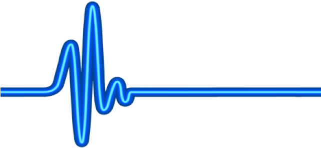 Pulse Clipart Transparent Background - Cobalt Blue (640x480), Png Download