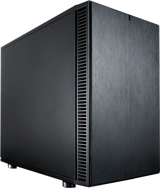Amd X470 Mini Gaming Desktop - Fractal Define S Nano Gaming Case (700x700), Png Download