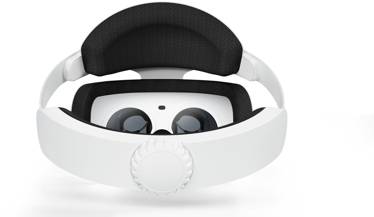 Google's First Worldsense Vr Headset, The Lenovo Mirage - Virtual Reality Headset (1360x766), Png Download