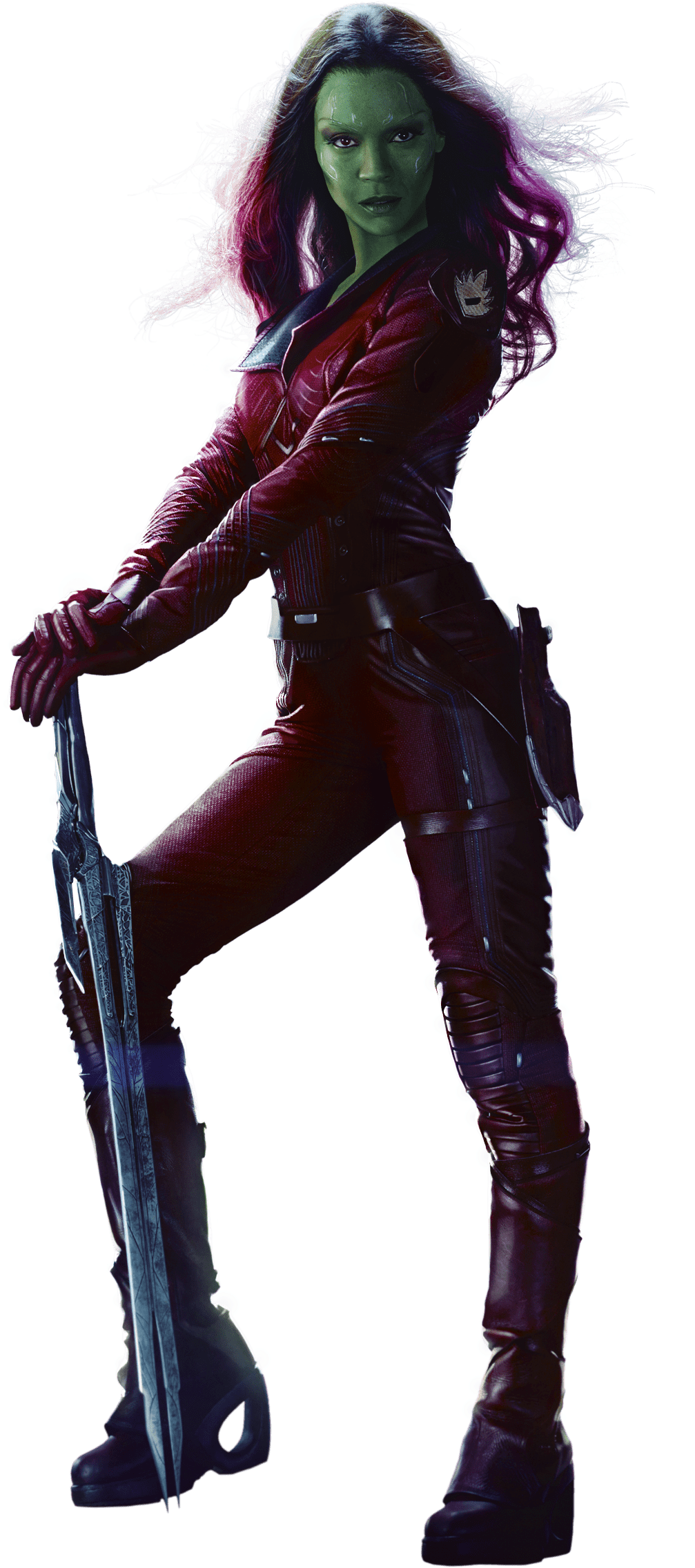 Gamora - Gamora Guardians Of The Galaxy Poster (1273x2575), Png Download