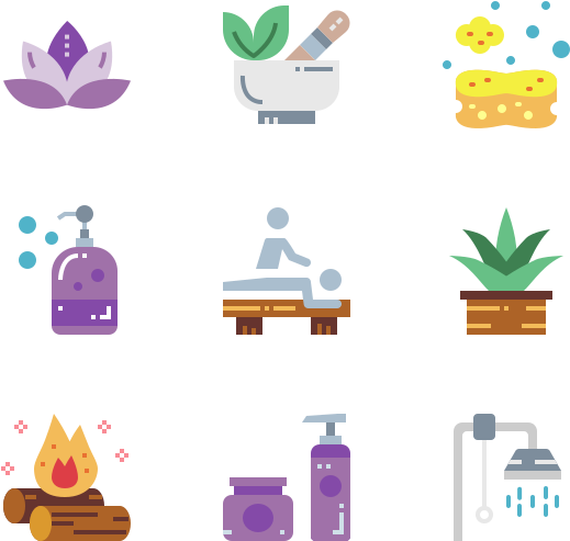 Massage And Spa (600x564), Png Download