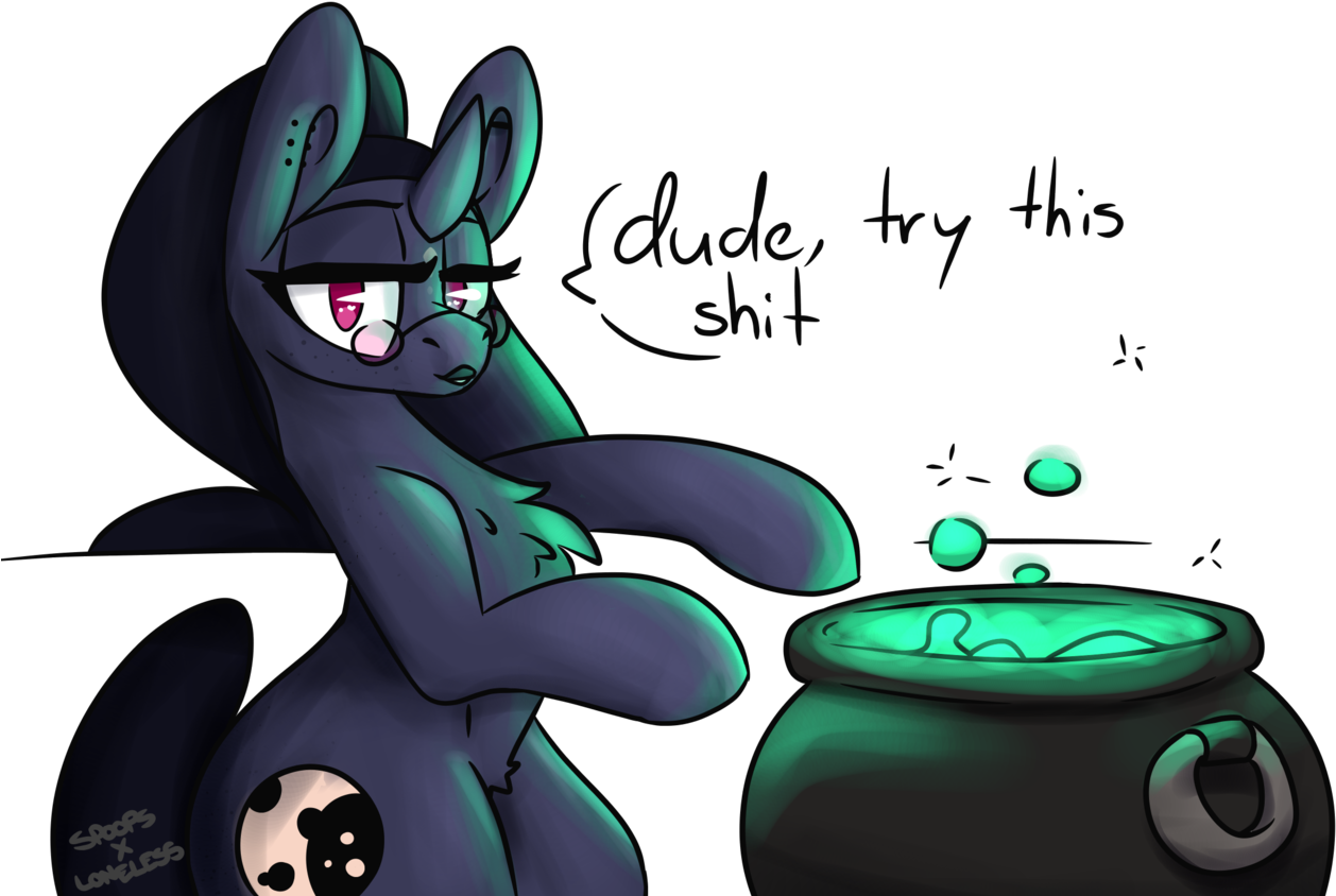 #1932122 - Artist - Loneless-art, Artist - Spoopygander, - Cartoon (1280x854), Png Download