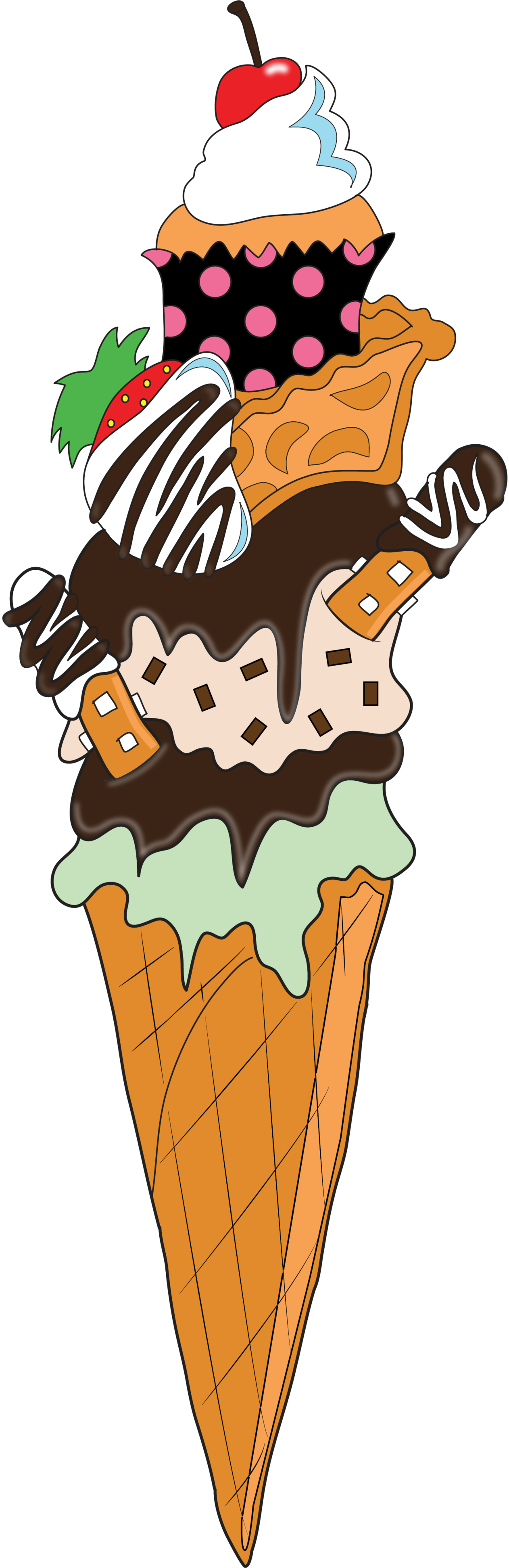 Sweet Sweetz - Soy Ice Cream (1500x3885), Png Download