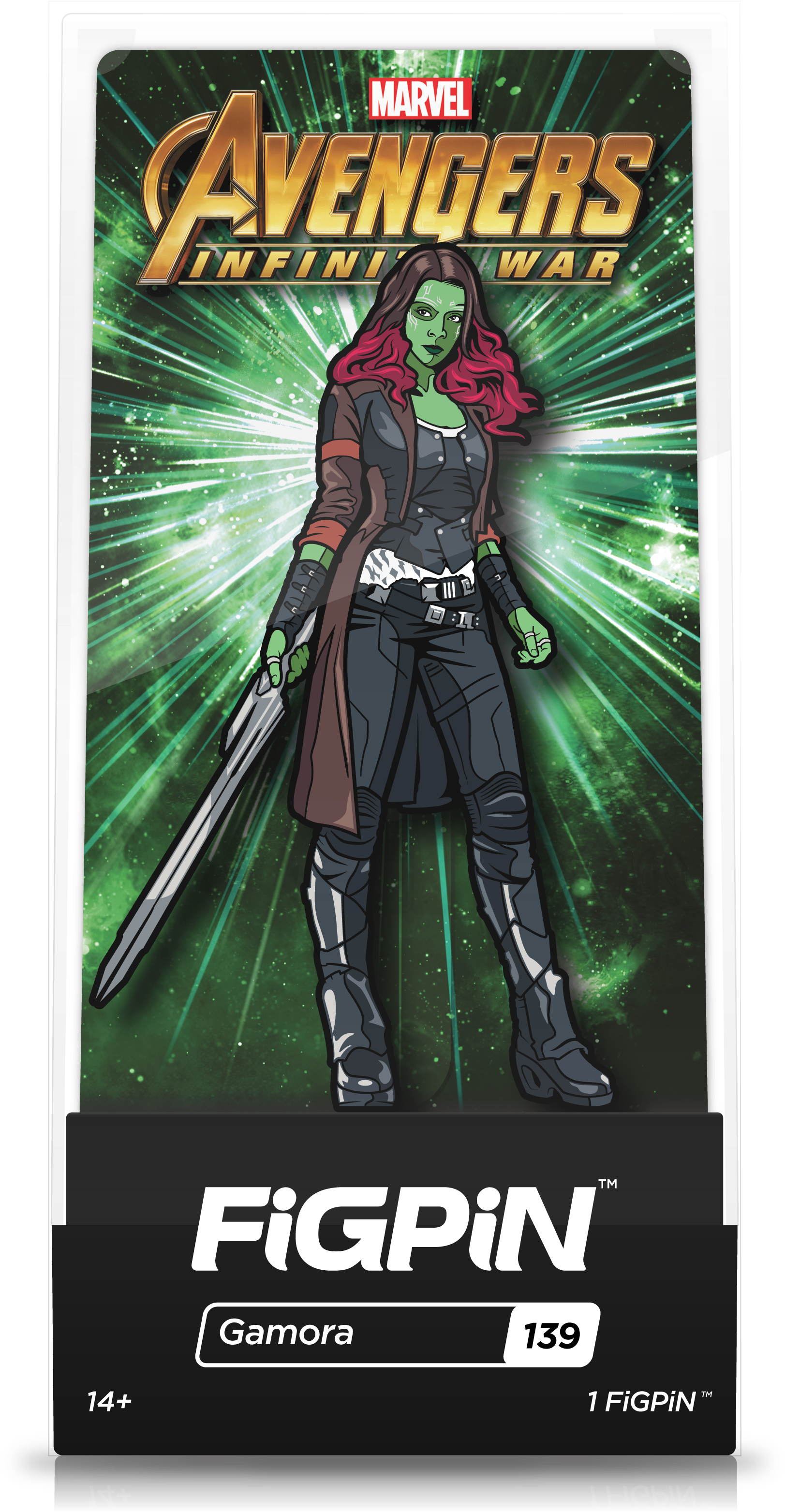 Gamora - Spider Man Ps4 Figpin (2000x3500), Png Download