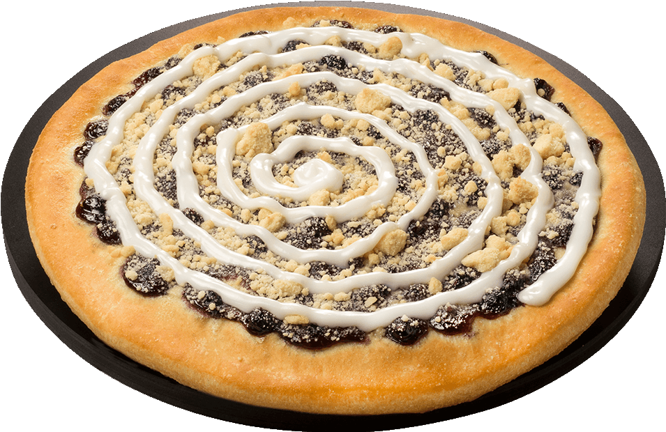 Blueberry Dessert Pizza - Pizza Ranch Fruit Pizza (960x800), Png Download