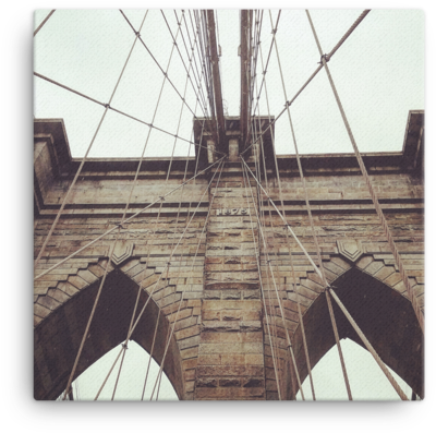 Mockup Fb67f0e2 Original - Brooklyn Bridge (600x600), Png Download