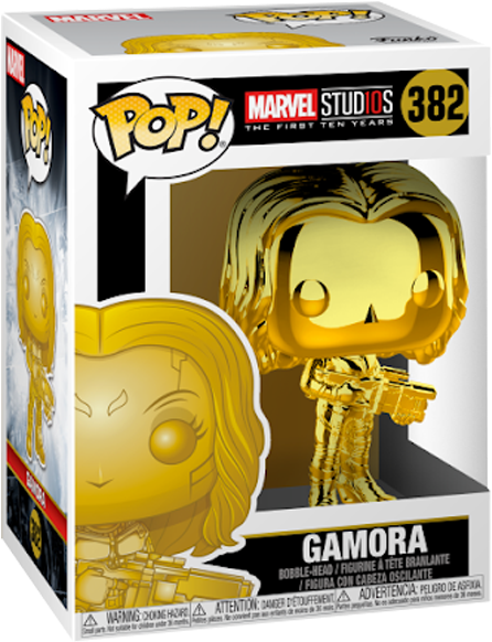Marvel Studios 10th Anniversary - Funko Pop Gamora 382 (600x600), Png Download