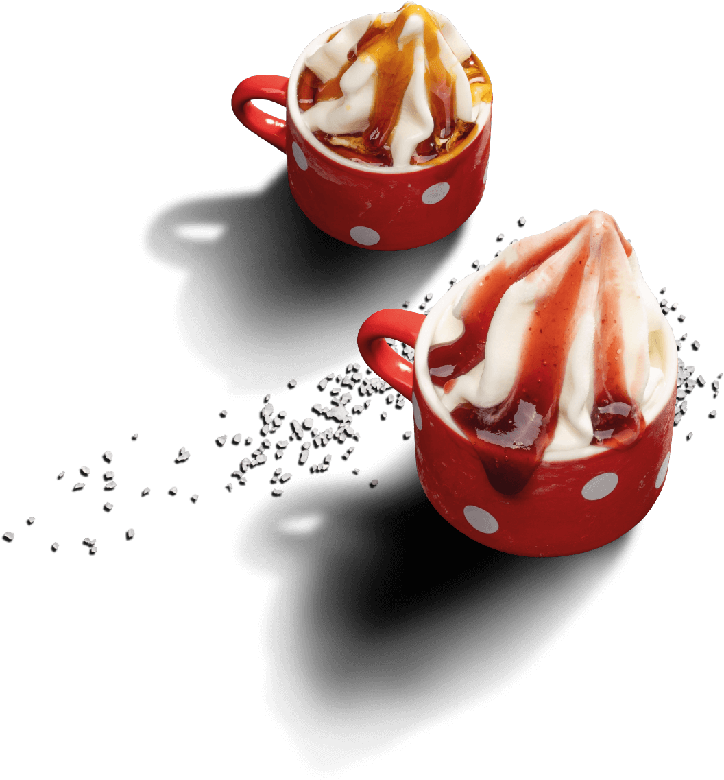 Milk Ice Cream - Frozen Yogurt (1280x1280), Png Download