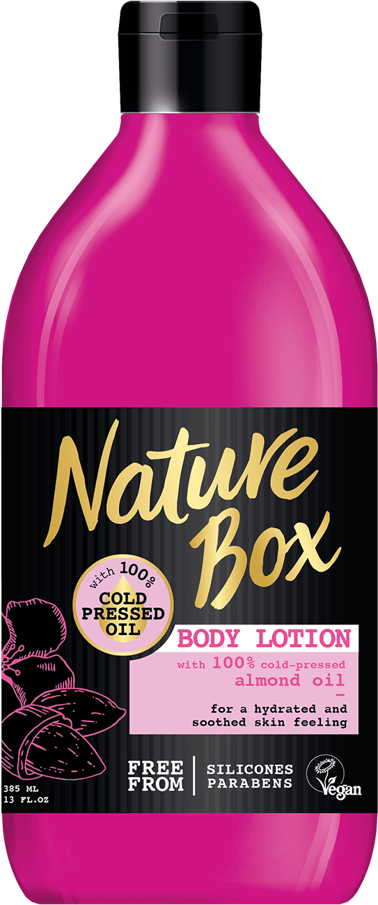 Naturebox Com Skin Almond Oil Body Lotion - Plastic Bottle (970x1400), Png Download