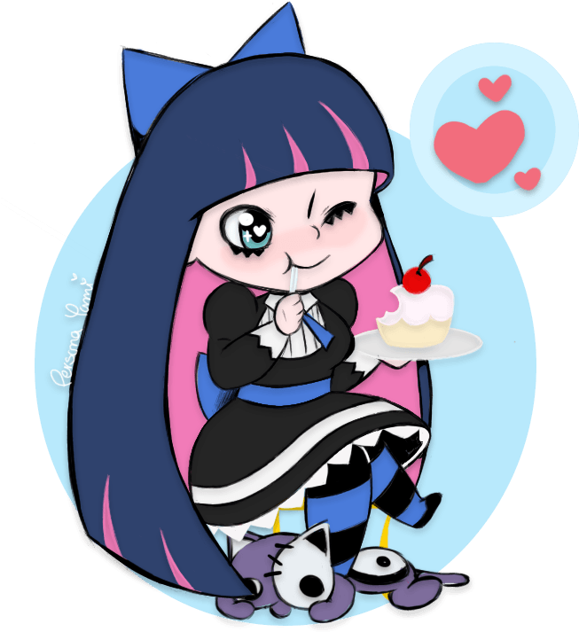Chibi Anarchy Stocking Gift - Chibi Stocking Anarchy (694x767), Png Download