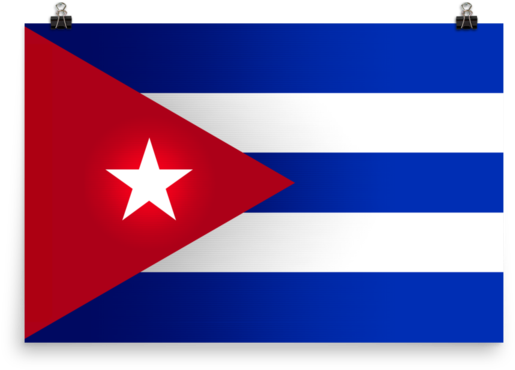 Cuba Flag Wall Art - Flag (600x600), Png Download
