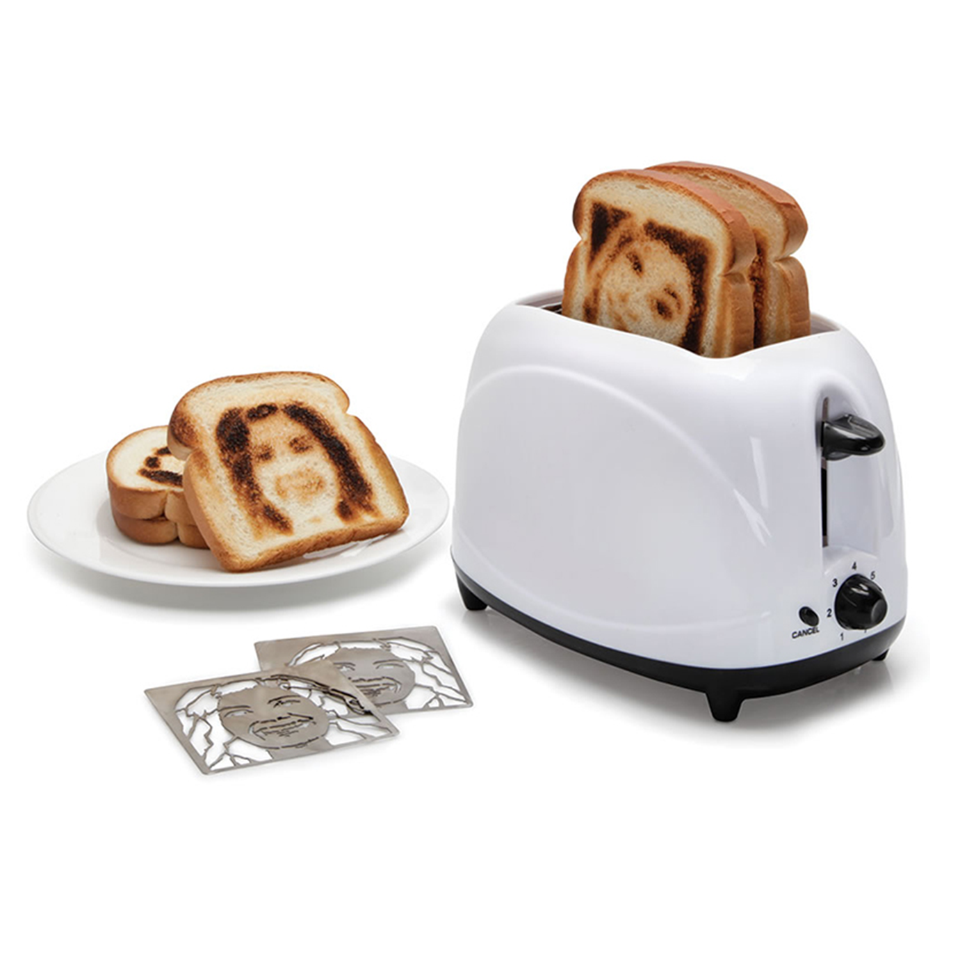 This Toaster Comes With Custom Heating Inserts Personally - Face Toaster (1500x1875), Png Download