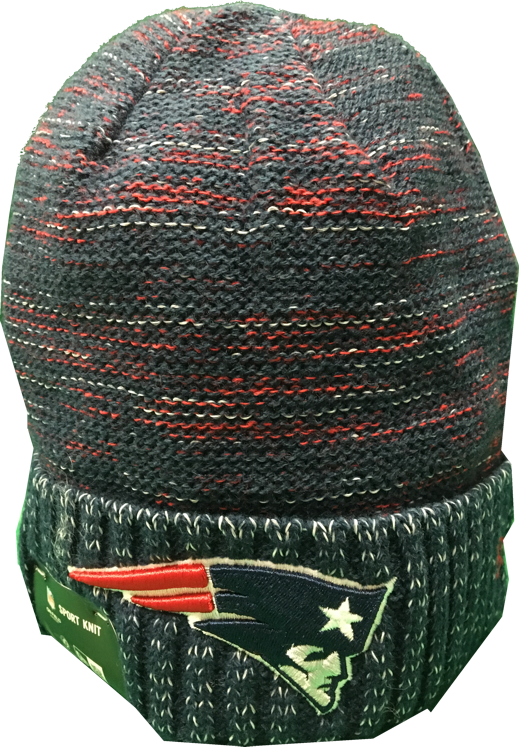 New England Patriots Color Rush Sideline Beanie Toque (519x747), Png Download