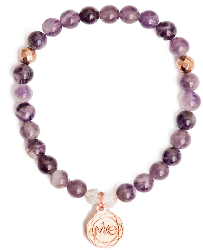 Amethyst 6mm - Bracelet (1000x1000), Png Download