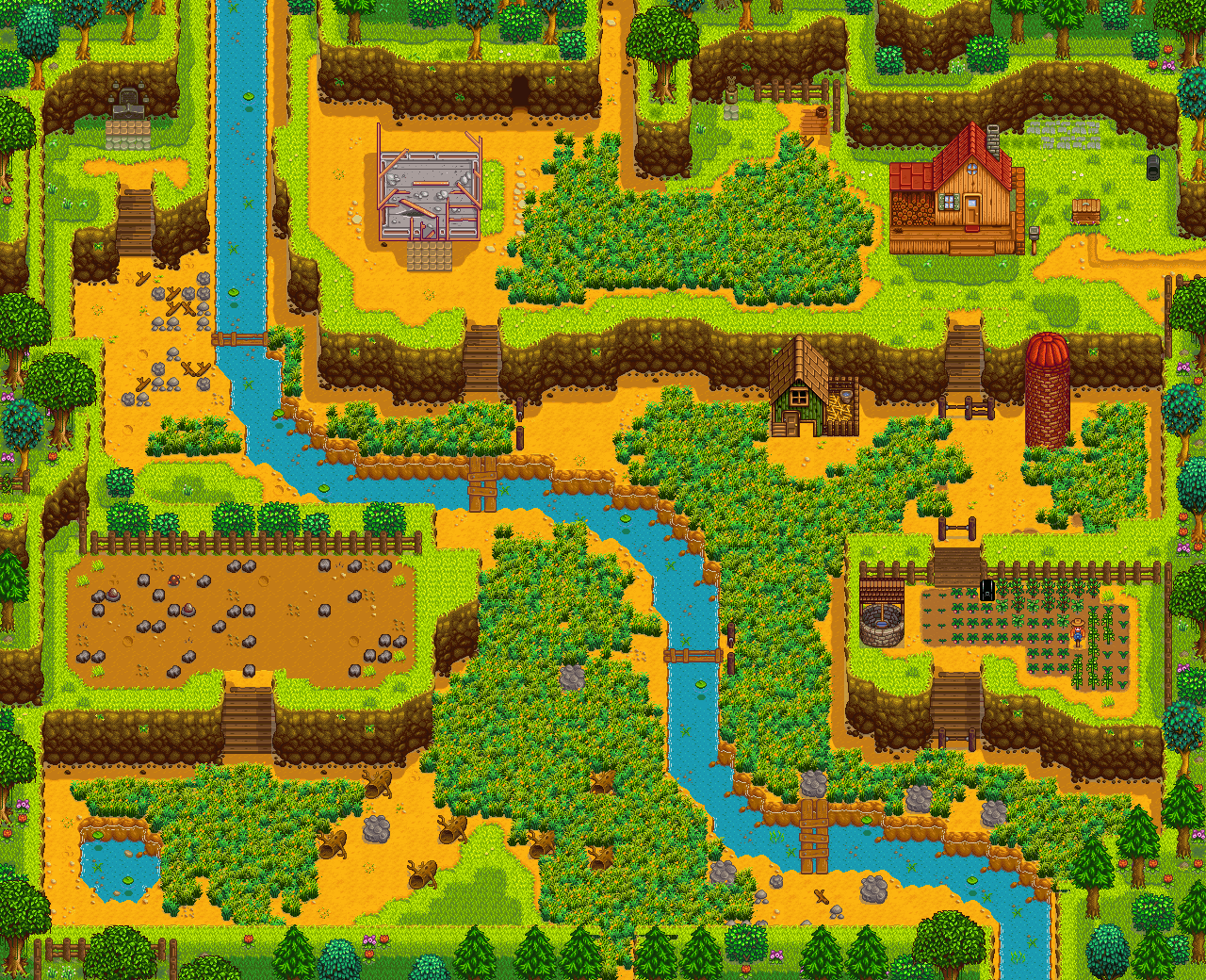 Hill Top Farm Stardew Valley (1280x1040), Png Download