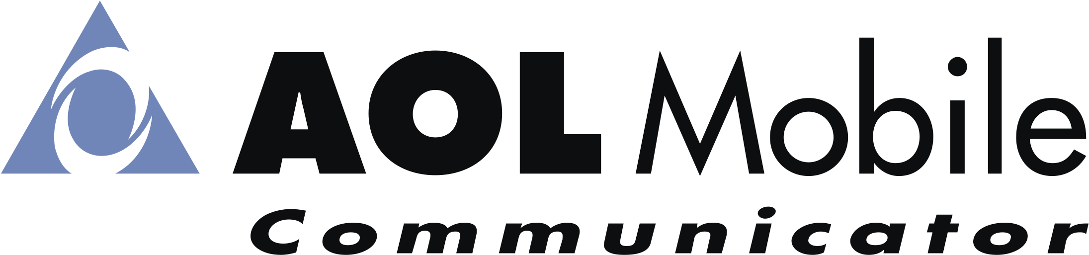 Aol Mobile Communicator Logo Png Transparent - Aol (2400x2400), Png Download
