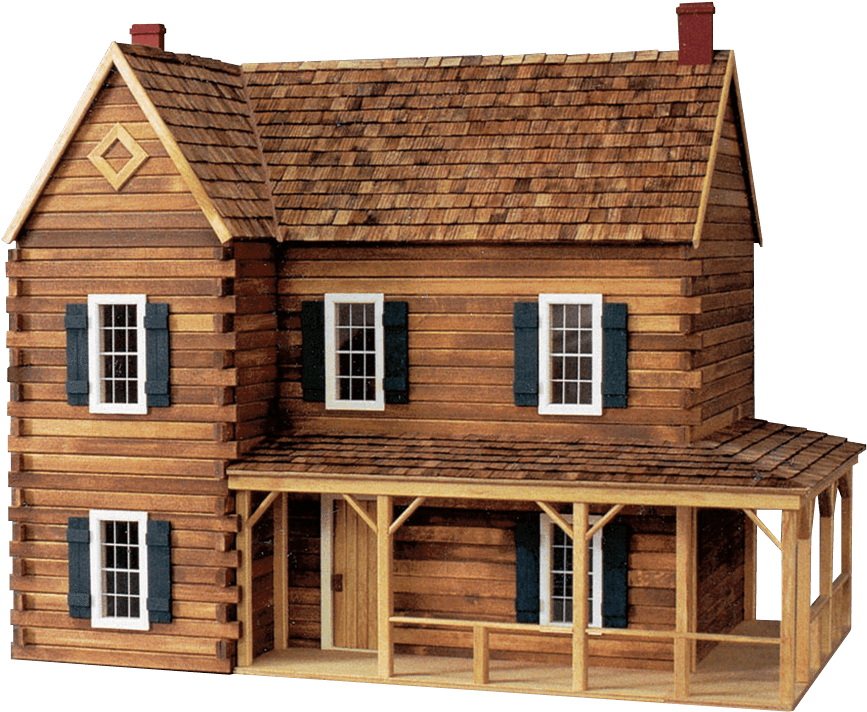 Craft Stick Crafts - Popsicle Stick Doll Houses (1024x1024), Png Download