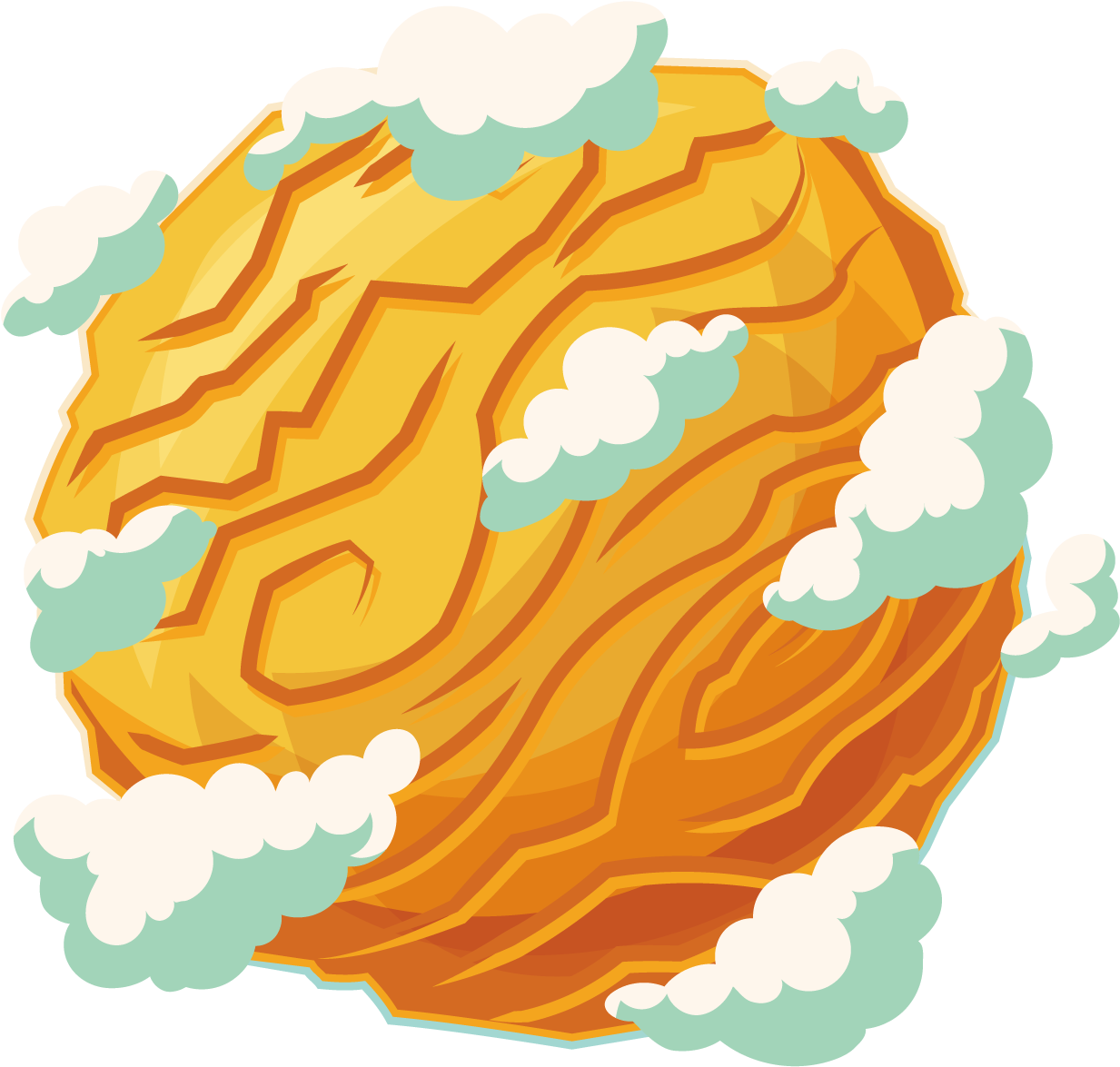 Planets Clipart Adobe Illustrator - Clip Art (1500x1501), Png Download