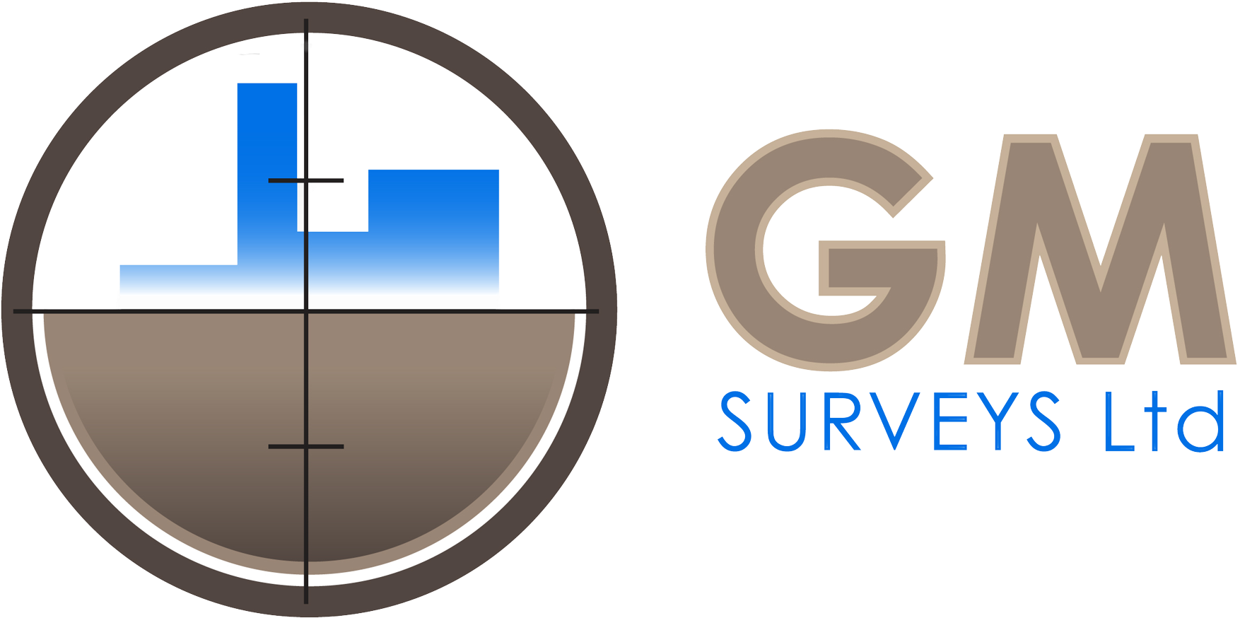 Gm Surveys Logo - Circle (2000x1099), Png Download