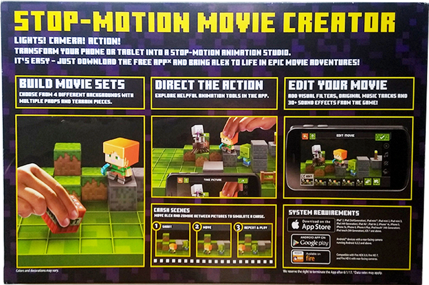 Minecraft Stop Motion Movie Creator - Games (900x960), Png Download