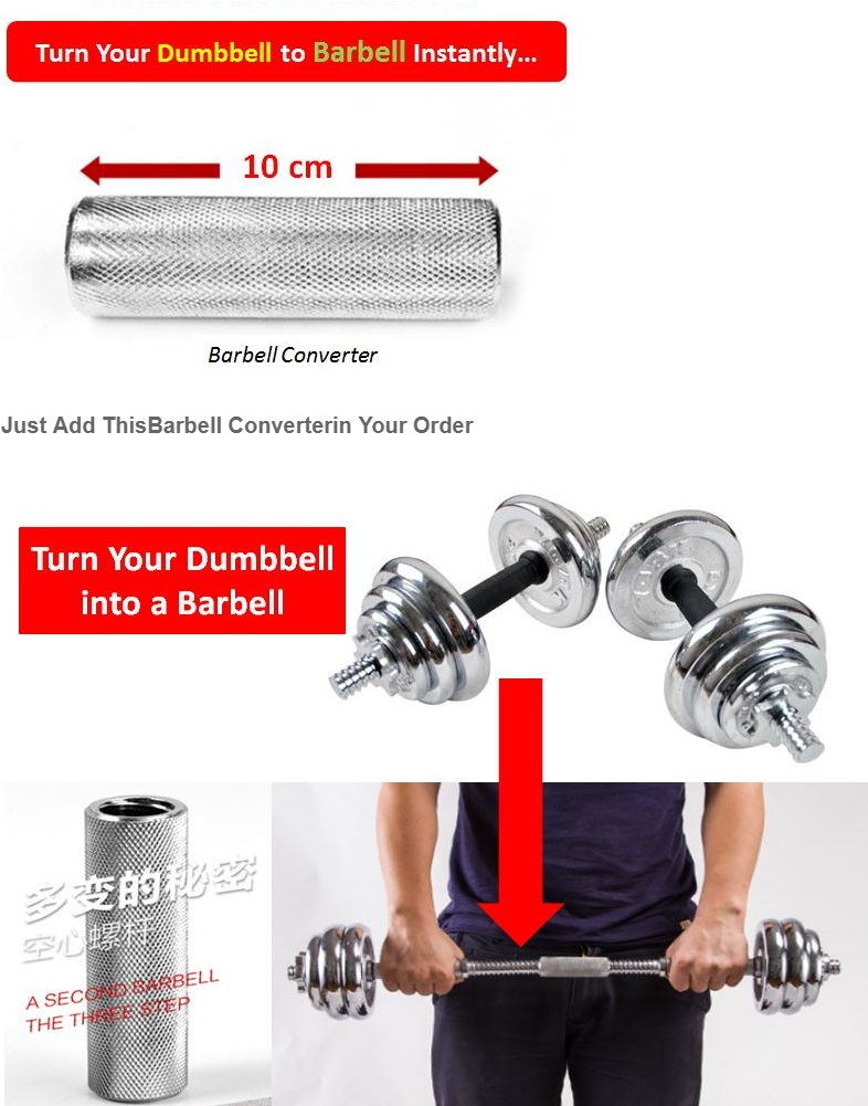 Sellincost 15kg Chrome Dumbbell Steel Iron 1 Pair 10cm - Dumbbell (1000x1000), Png Download