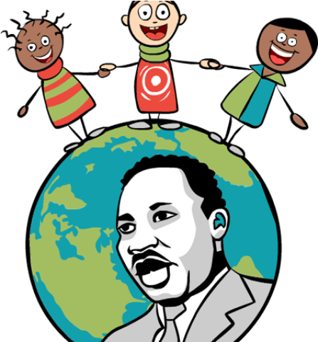 Dreaming Clipart Martin Luther King Jr - Martin Luther King Day Cartoon (640x480), Png Download