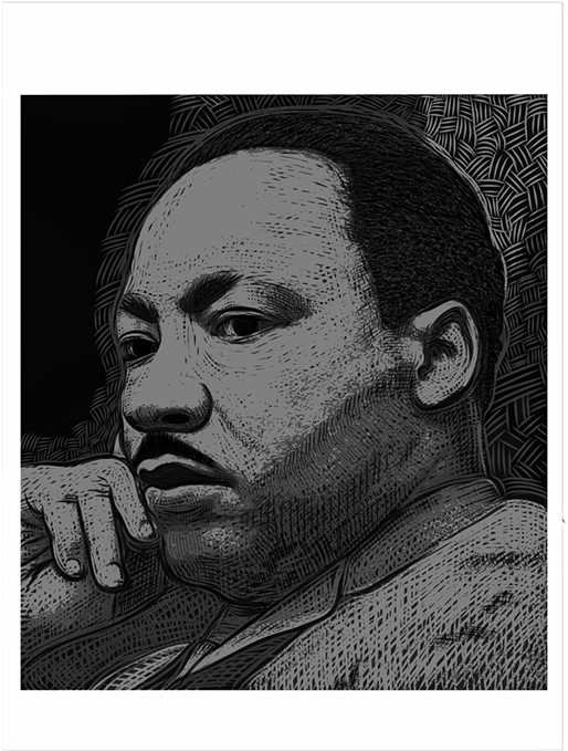 Martin Luther King Jr - Dr Martin Luther King Jr (600x800), Png Download